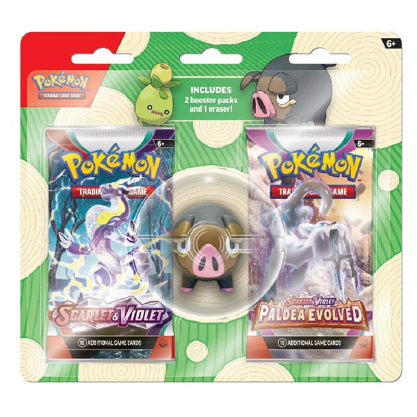 Pokémon TCG: Back to School 2023 Eraser Blister Smoliv or Lechonk