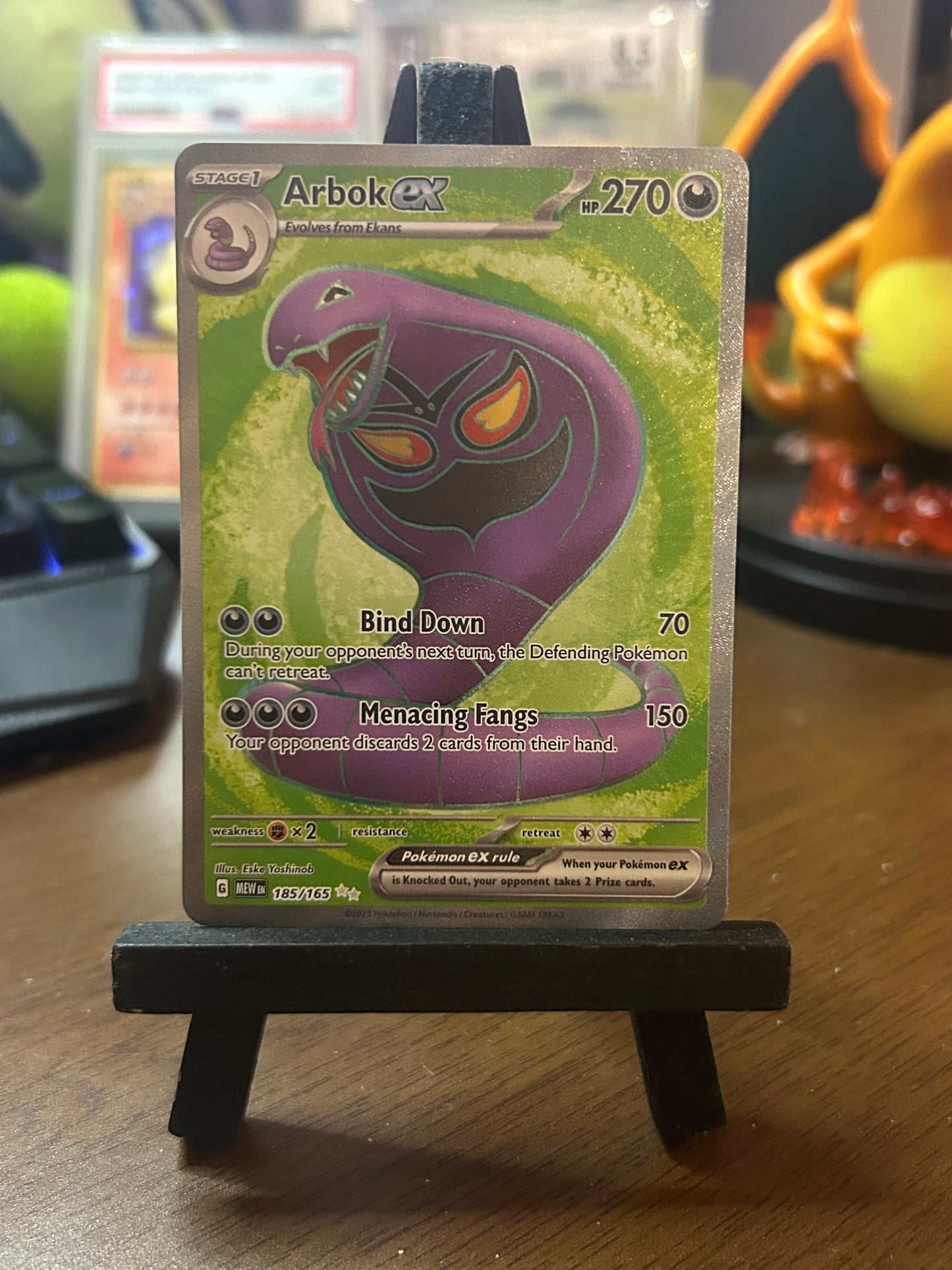 Arbok Full Art 185/165 Pokémon 151 Pokémon Card - English