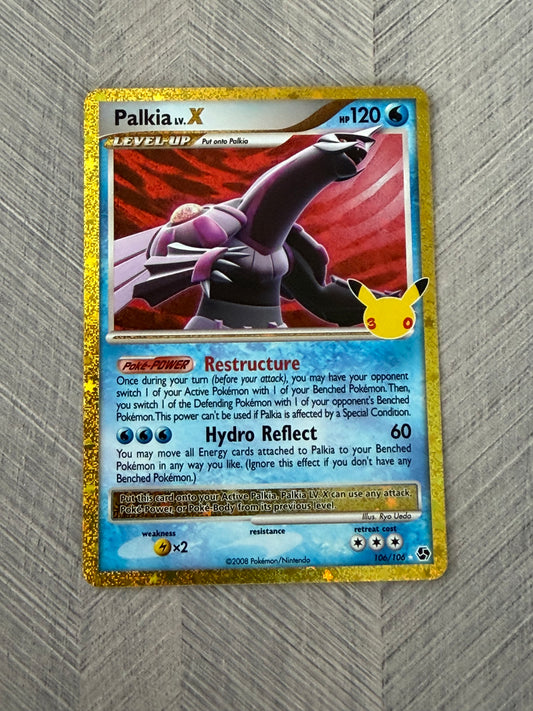 Palkia lv.X 106/106 Classic Collection 30th Celebration Pokémon Card - English