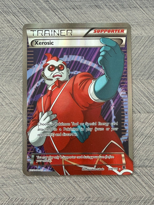 Xerosic 119/119 Full Art Phantom Forces Pokémon Card - English