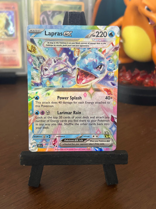 Lapras EX 032/142 Stellar Crown Pokémon Card - English