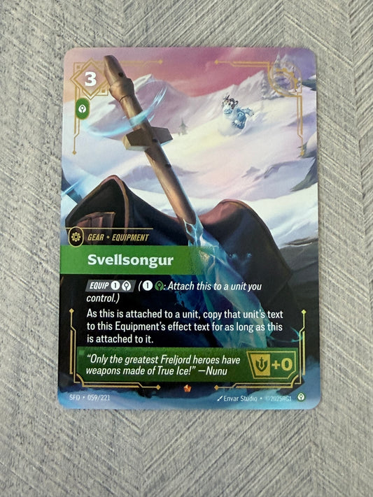 Svellsongur 059/221 Epic Spiritforged Riftbound Card