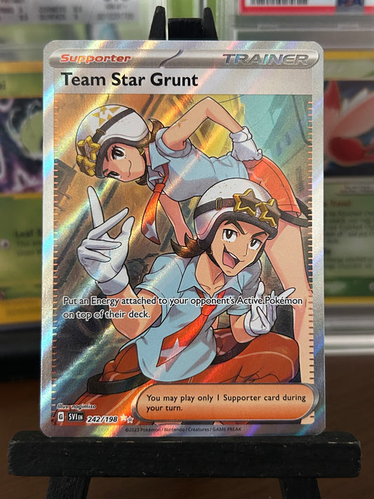 Team Star Grunt 242/198 Scarlet & Violet Base Pokémon Card - English