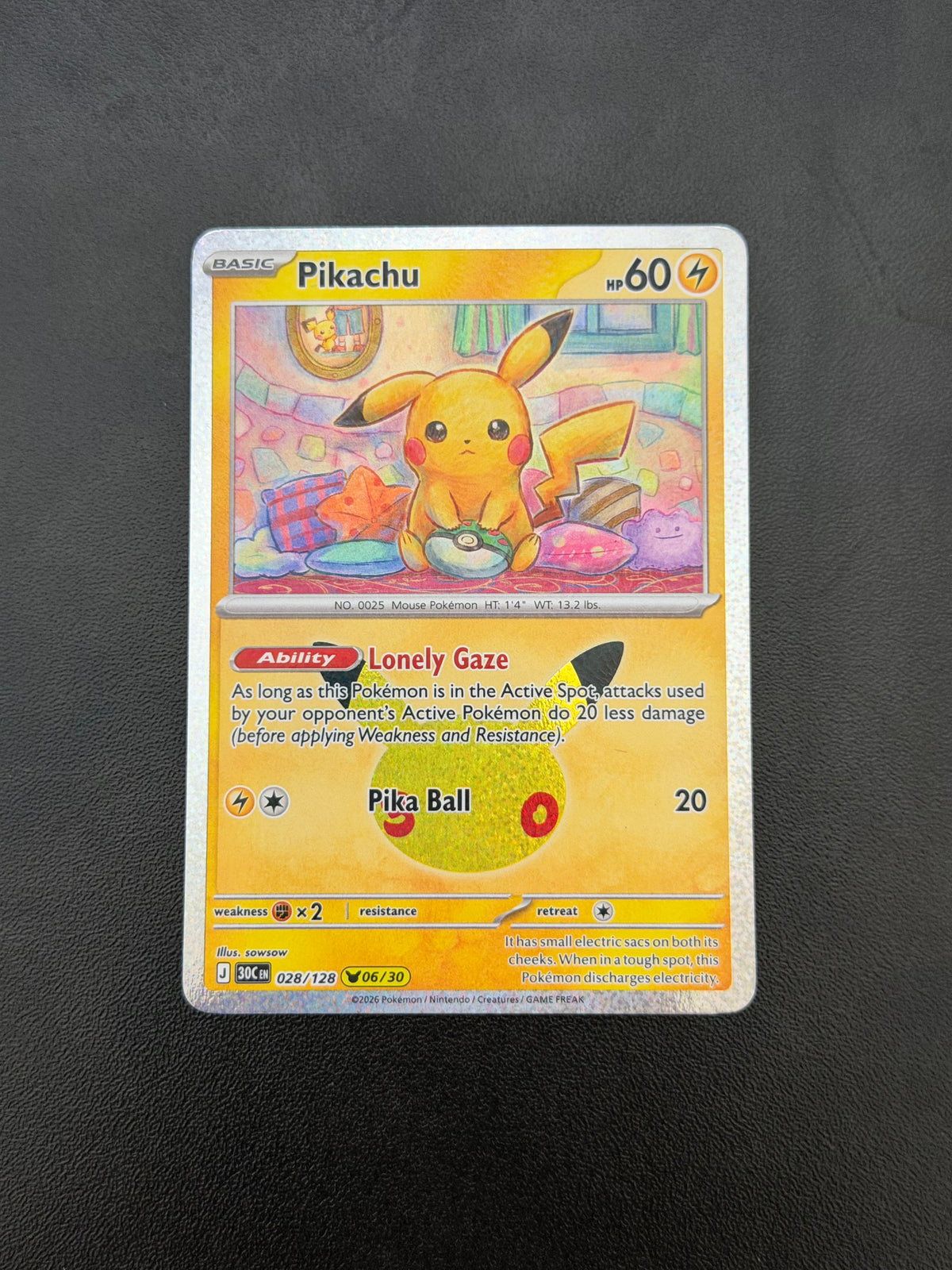 Pikachu 30th Celebration Single Cards - English