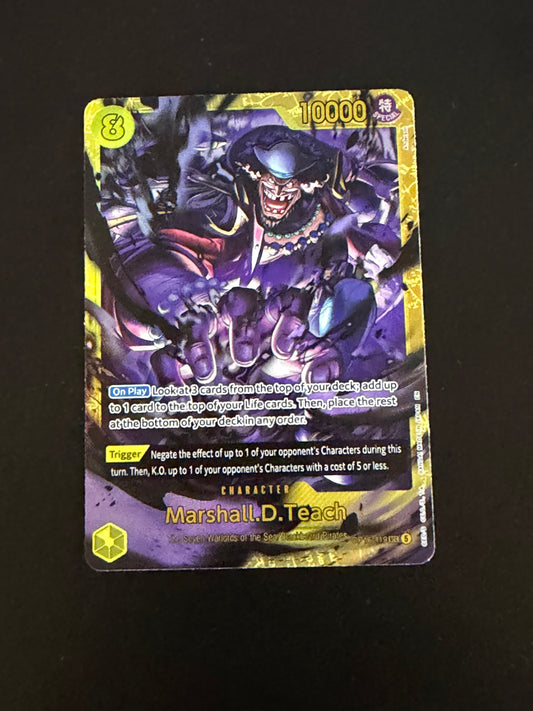 Marshall.D.Teach OP16-119 SEC The Time of Battle One Piece Card - English