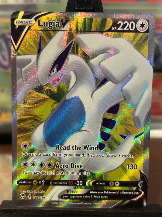 Lugia V Full Art 185/195 Silver Tempest Pokémon Card - English