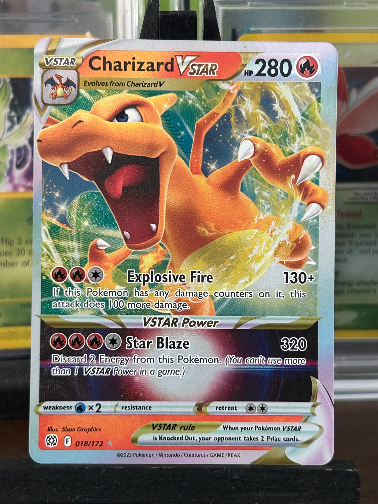 Charizard VSTAR 018/172 Brilliant Stars Pokémon Card - English