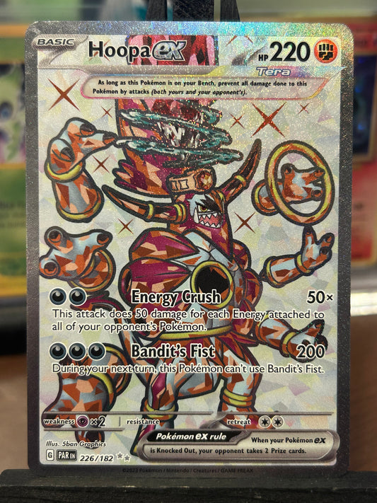 Hoopa EX Full Art 226/182 Paradox Rift Pokémon Card - English