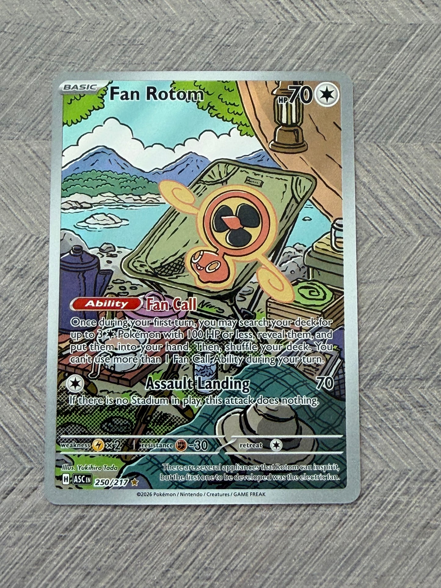 Fan Rotom 250/217 IR Ascended Heroes Pokémon Card - English