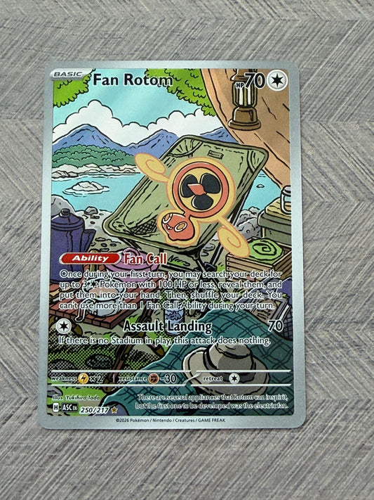 Fan Rotom 250/217 IR Ascended Heroes Pokémon Card - English