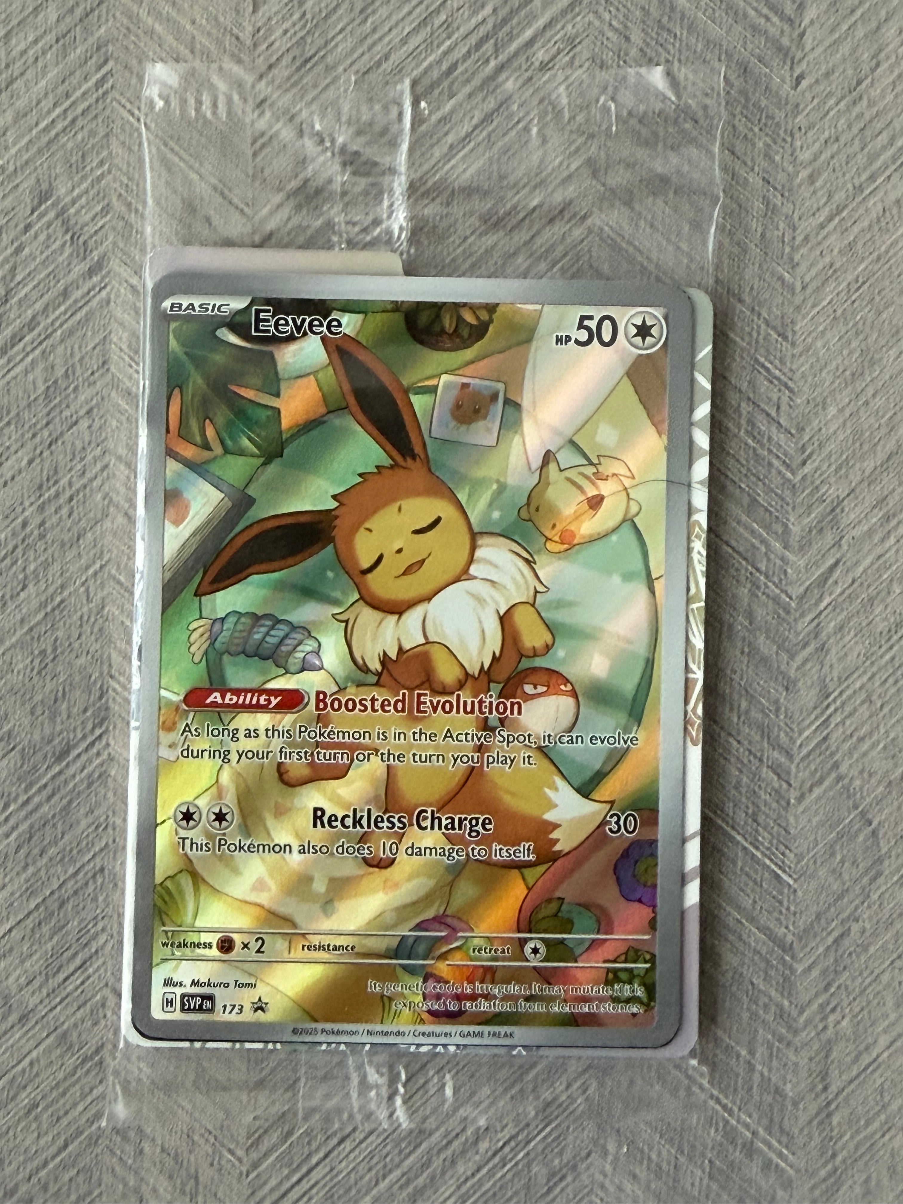 Eevee SVP 173 - Sealed Black Star Promo Pokémon Card - English