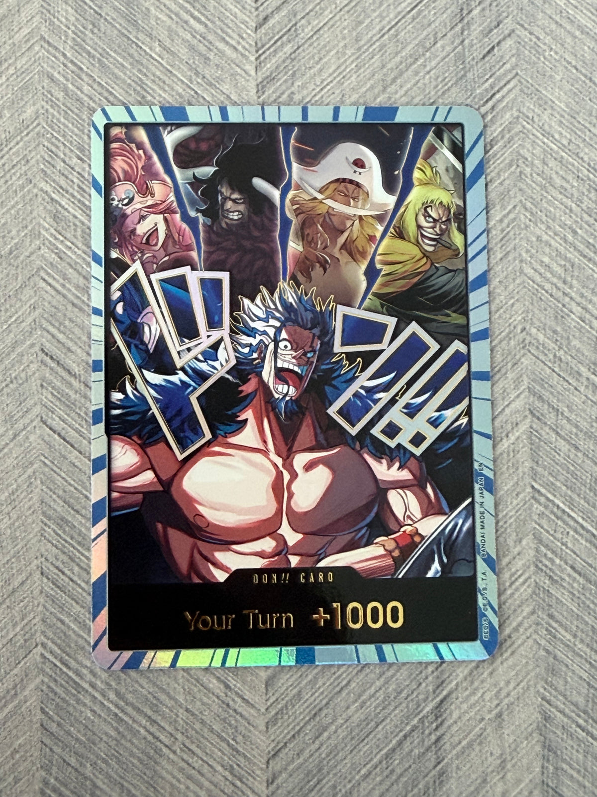 Rocks Pirates Blue Don!! The Worlds Strongest Warriors OP-17 One Piece Card - English
