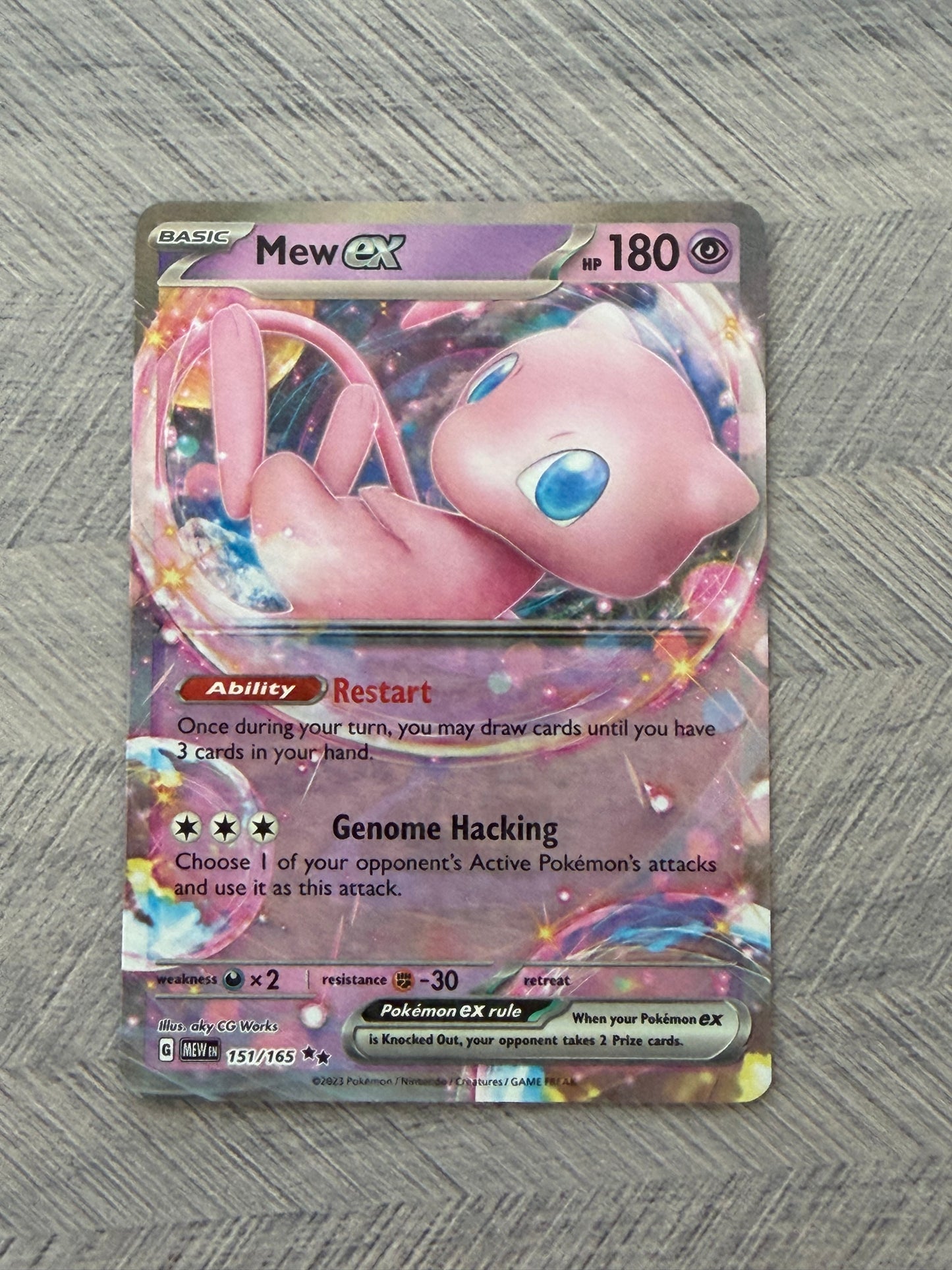 Mew EX 151/165 Pokémon 151 Pokémon Card - English