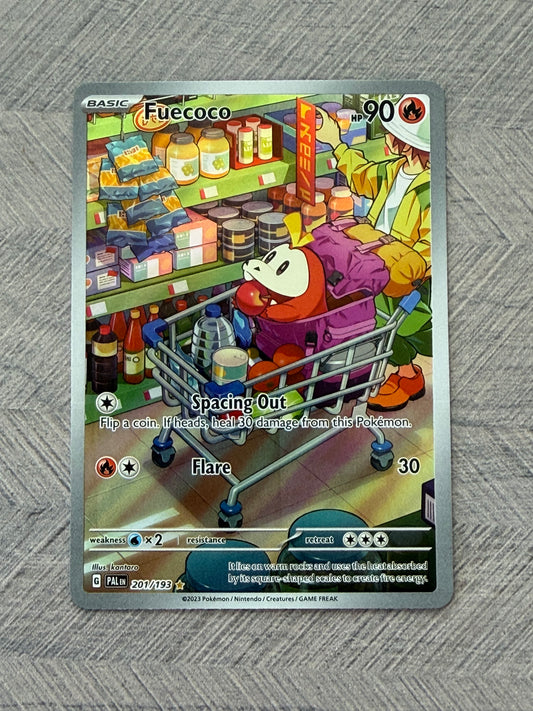 Fuecoco 201/193 IR Paldea Evolved Pokémon Card - English