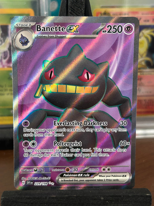 Banette Full Art 229/198 Scarlet & Violet Base Pokémon Card - English