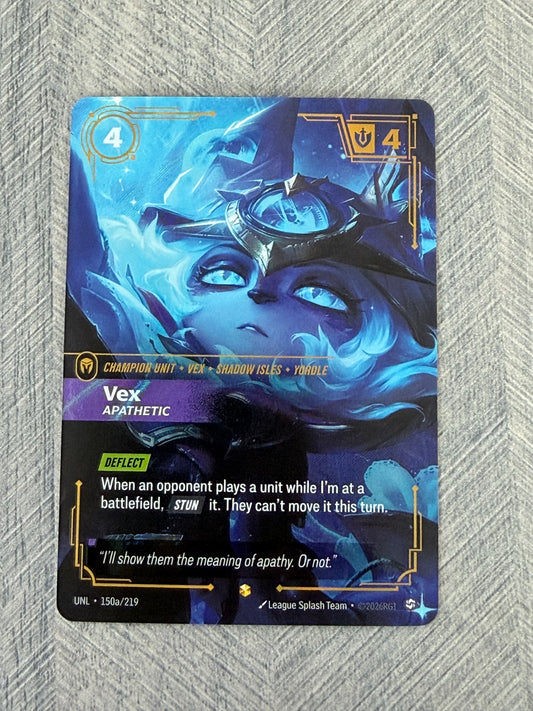 Vex 150a/219 Alt Art Riftbound Unleased Card