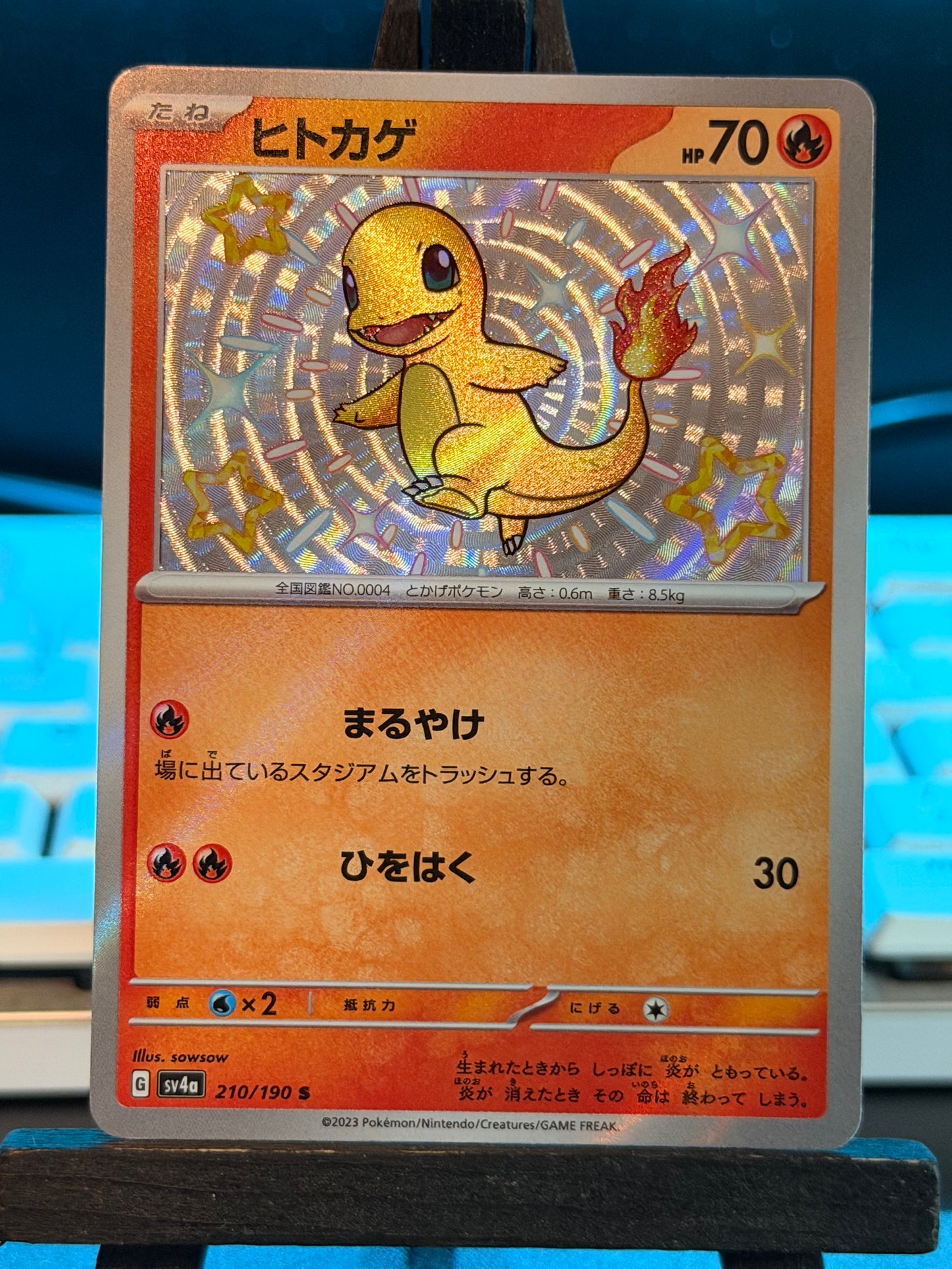 Charmander Baby Shiny 210/190 Shiny Treasures Pokémon Card - Japanese