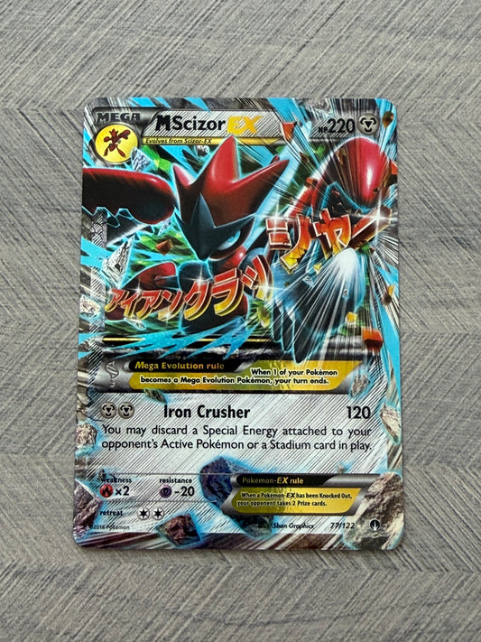 M Scizor EX 77/122 Generations Pokémon Card - English