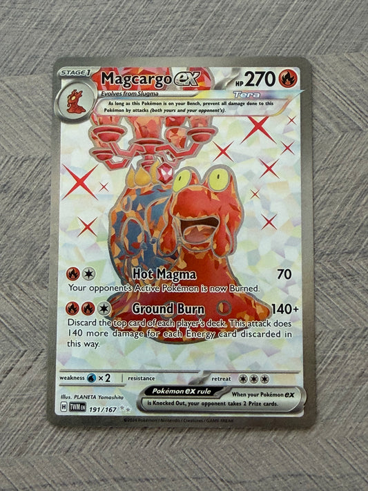 Magcargo EX 191/167 Full Art Twilight Masquerade Pokémon Card - English