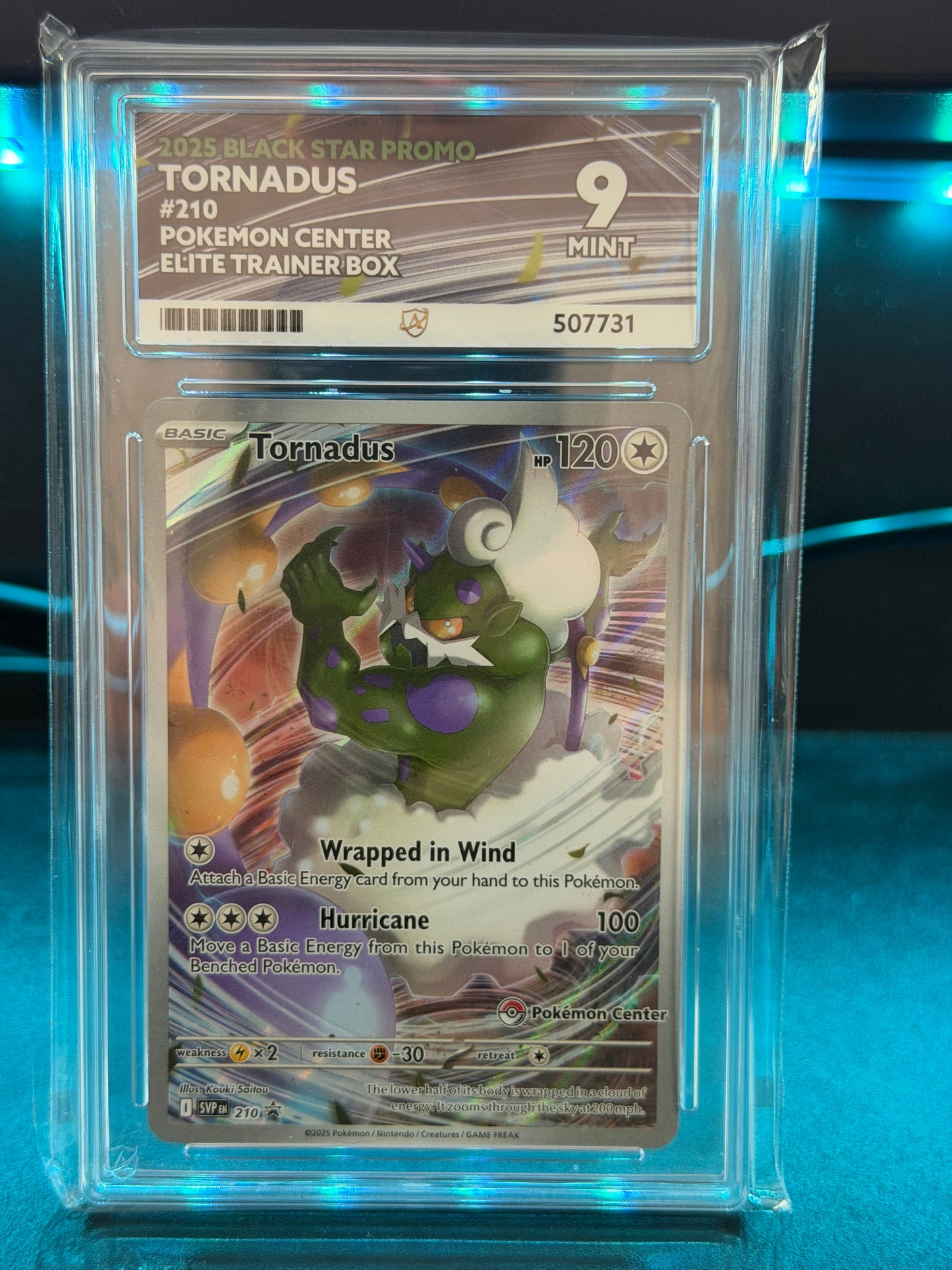 Tornadus SVP 210 Pokémon Centre Black Star Promo - Mint 9 Ace Grading Card