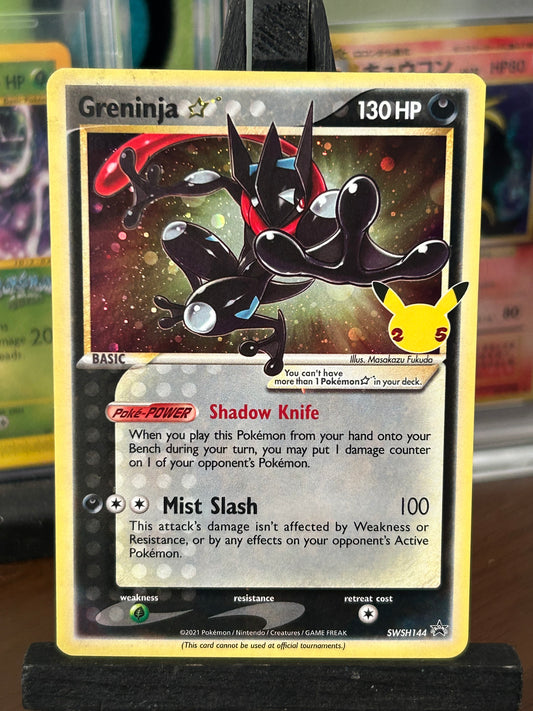 Greninja Black Star Promo SWSH144 Celebrations Pokémon Card - English