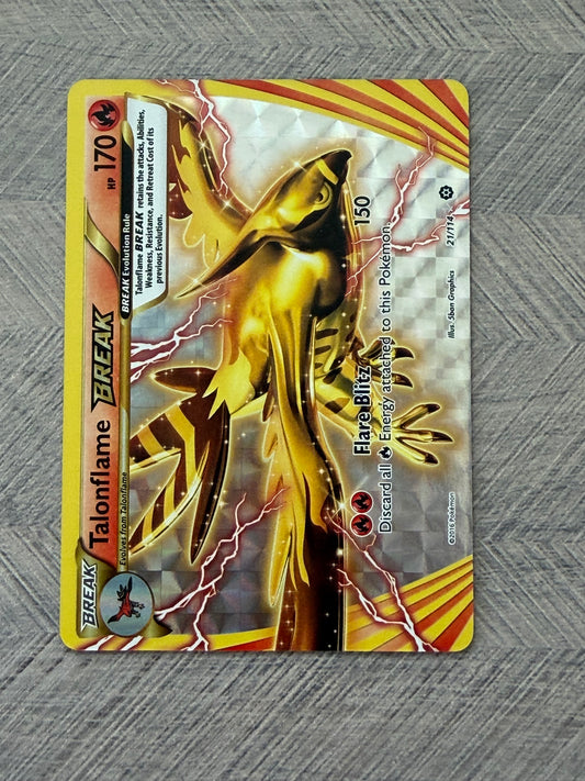 Talonflame BREAK 21/114  Steam Siege Pokémon Card - English