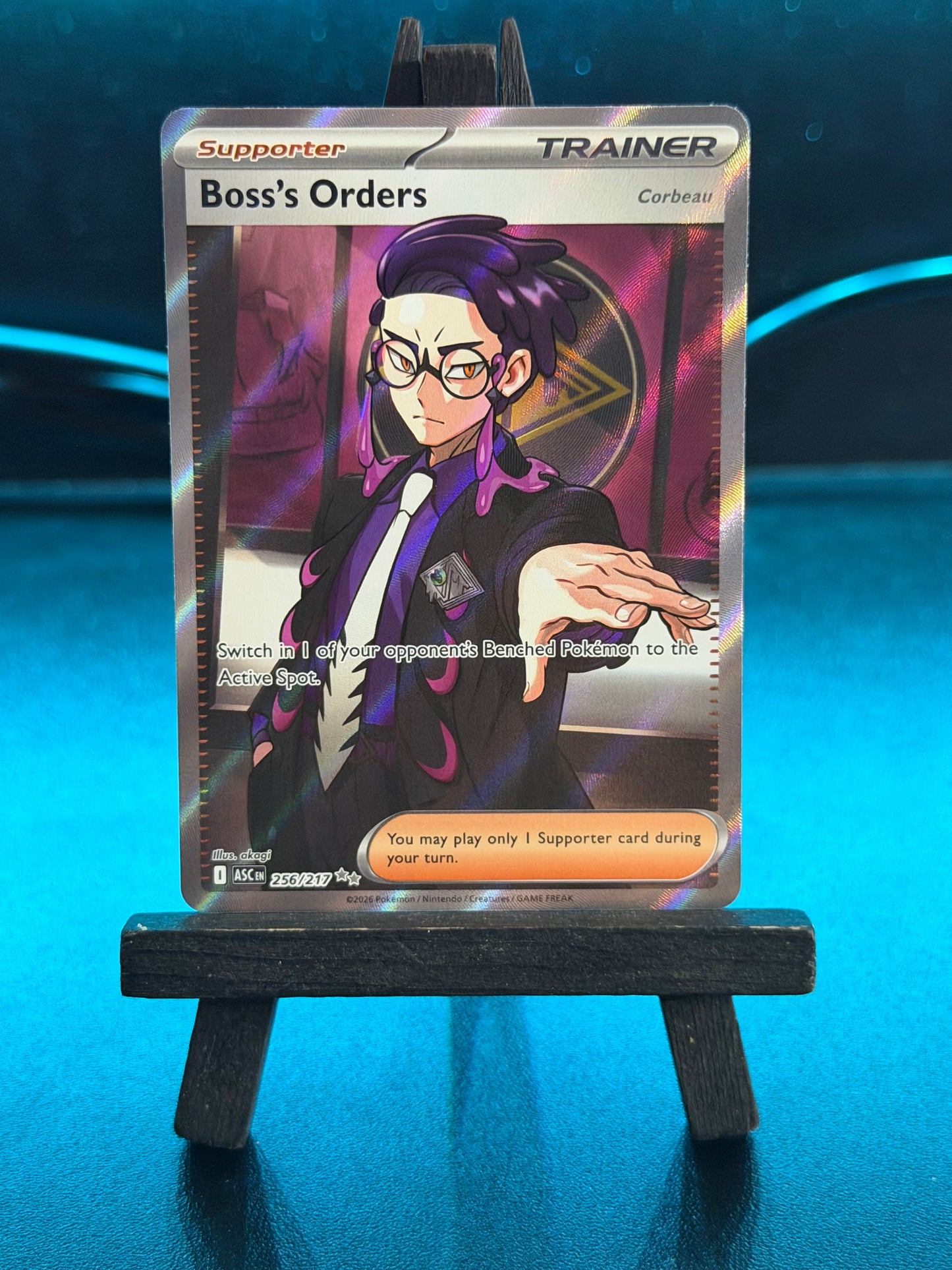 Boss's Orders 256/217 Full Art Ascended Heroes Pokémon Card - English