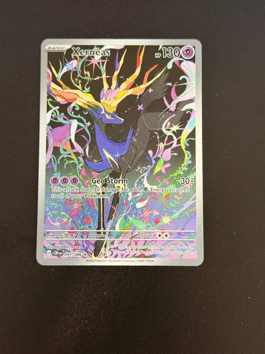 Xerneas 091/066 IR Chaos Rising Pokémon Card - English