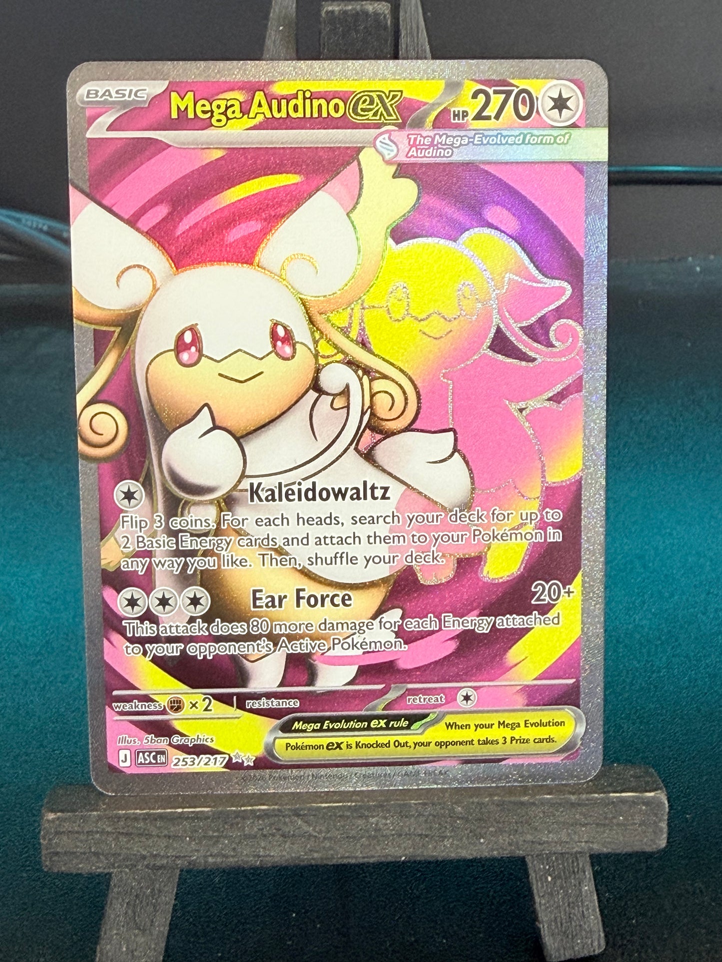 Mega Audino EX 253/217 Full Art Ascended Heroes Pokémon Card - English