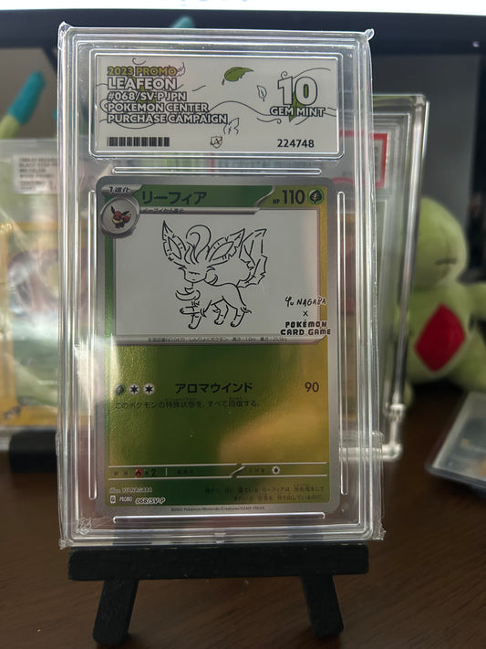 Leafeon - 068/SV-P - Yu Nagaba Promo - Gem Mint 10 Ace Grading Card