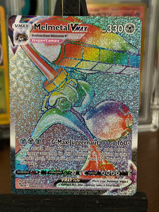 Melmetal VMAX Rainbow 080/078 Pokémon Go Pokémon Card - English