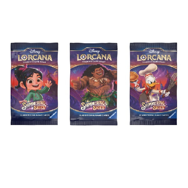 Disney Lorcana - Shimmering Skies Booster Pack Bundle