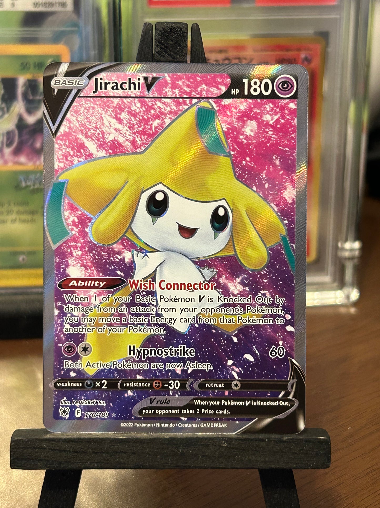 Jirachi V Full Art 170/189 Astral Radiance Pokémon Card - English