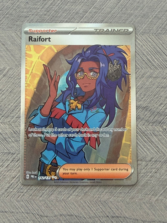 Raiford 142/131 Full Art Prismatic Evolutions Pokémon Card - English
