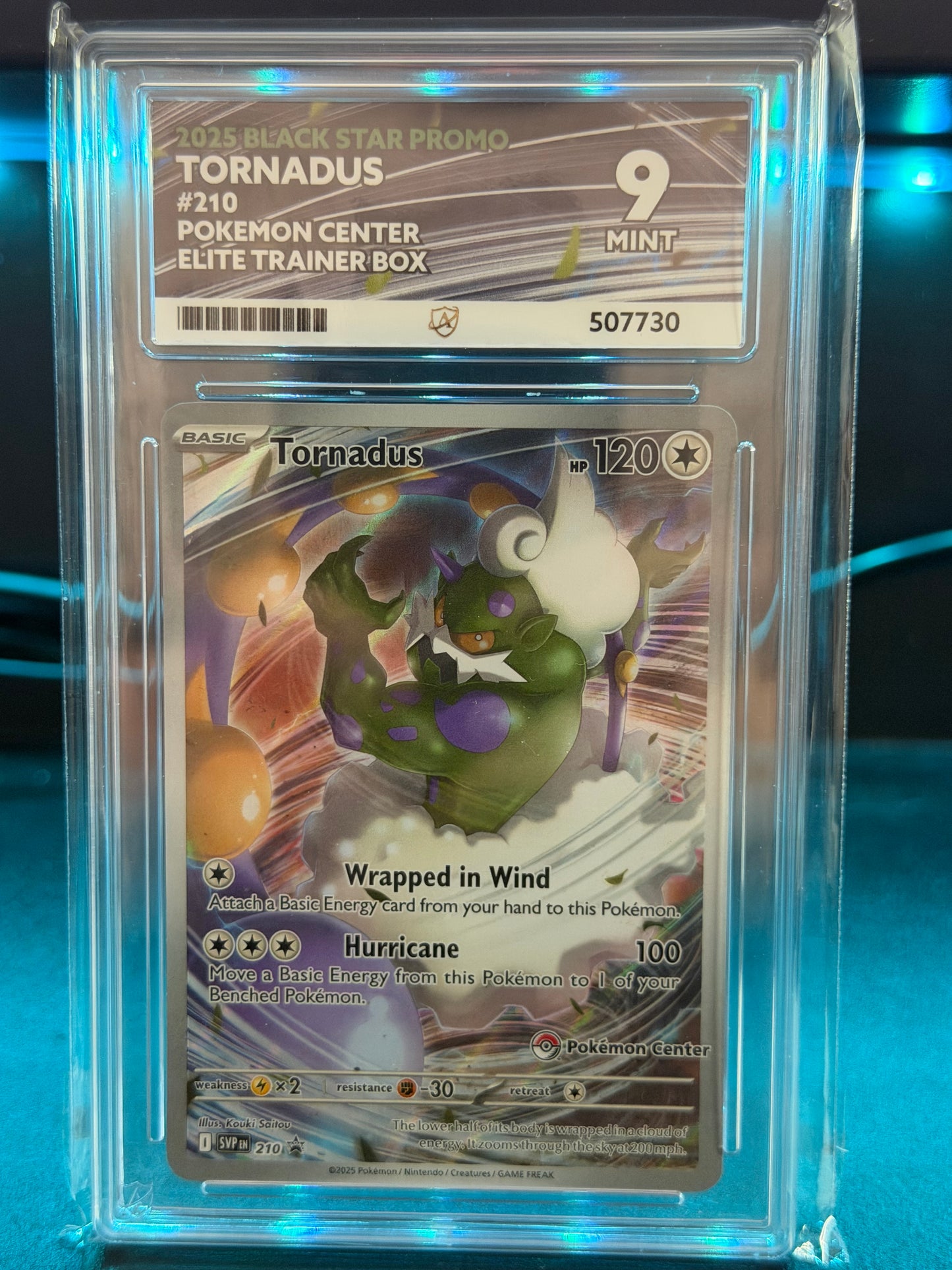 Tornadus SVP 210 Pokémon Centre Black Star Promo - Mint 9 Ace Grading Card