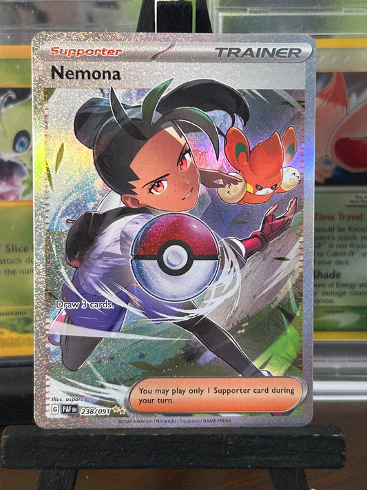 Nemona SIR 238/091 Paldean Fates Pokémon Card - English