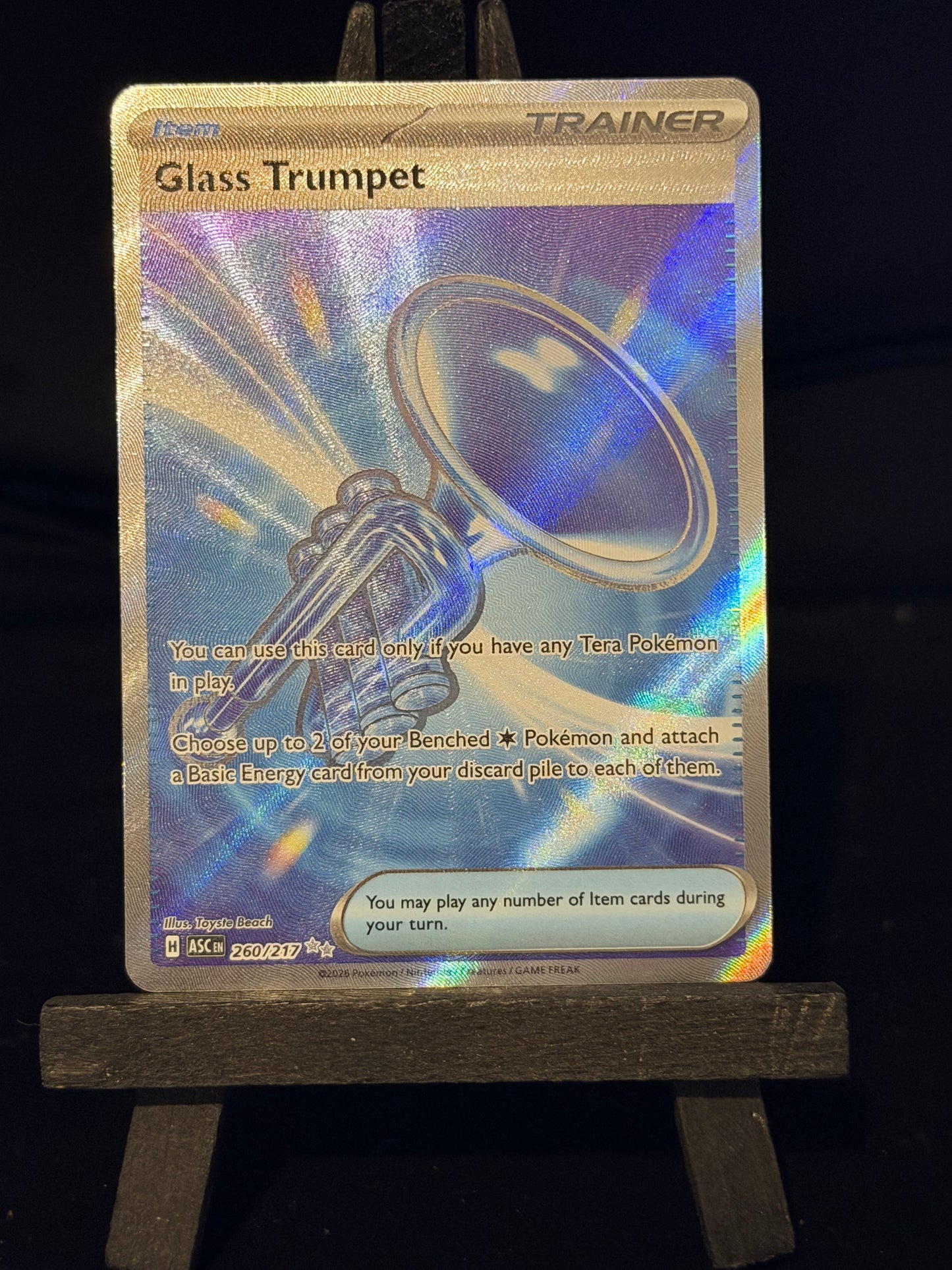 Glass Trumpet 260/217 Full Art Ascended Heroes Pokémon Card - English