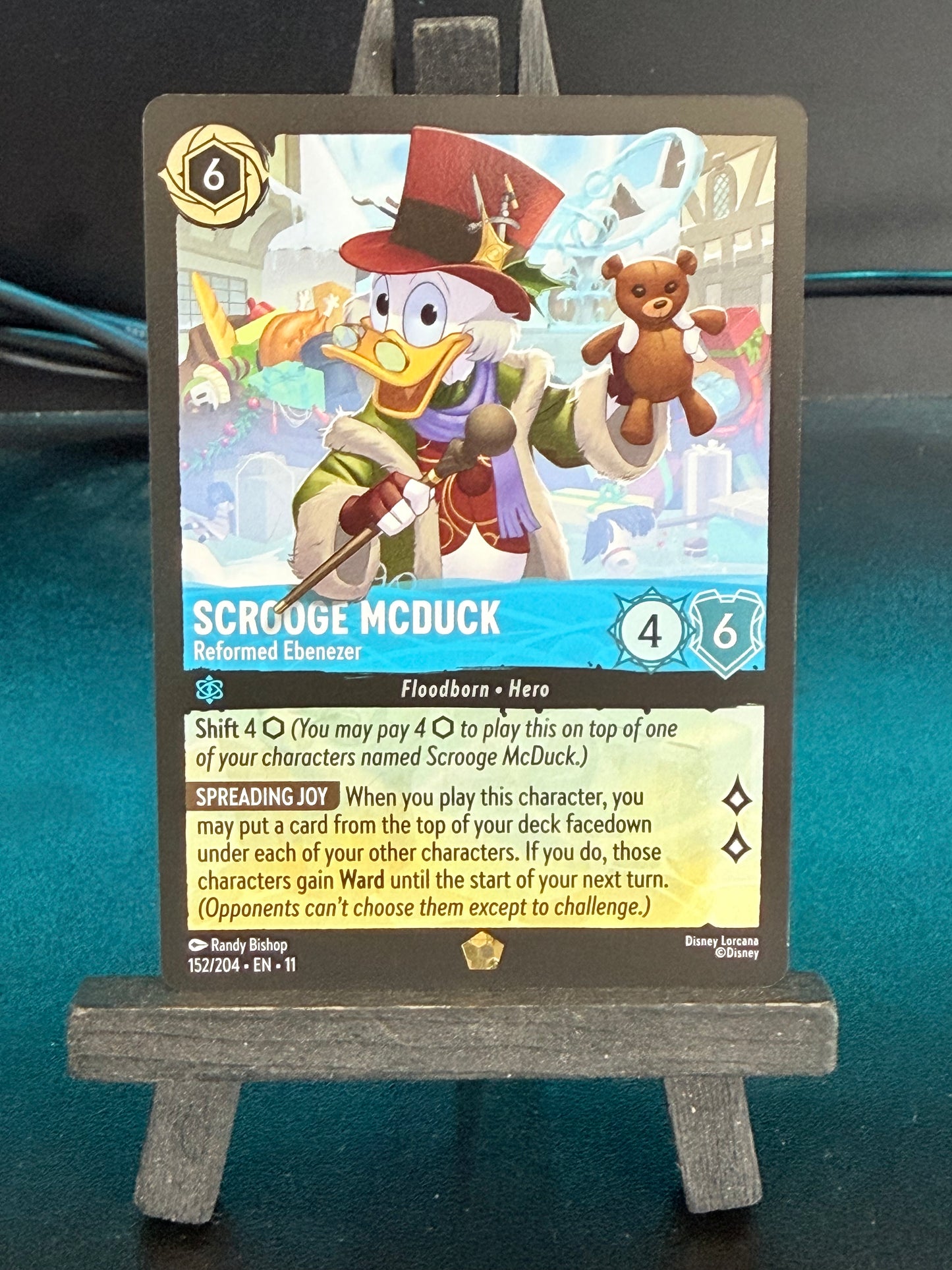 Scrooge McDuck - Reformed Ebenezer 152/204 Wintrerspell Disney Lorcana Card