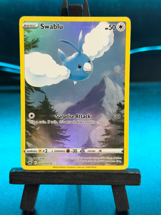Swablu GG27/GG70 Crown Zenith Pokémon Card - English