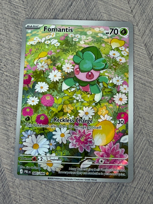 Fomantis 085/084 IR Pitch Black Pokémon Card - English
