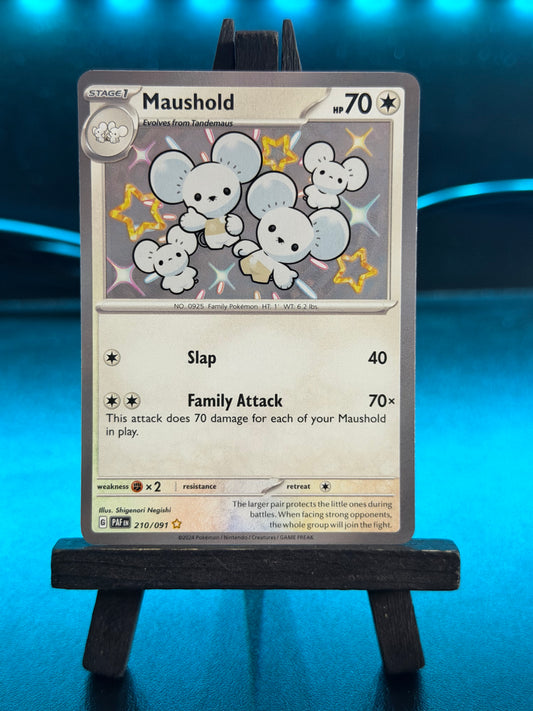 Maushold Baby Shiny 210/091 Paldean Fates Pokémon Card - English