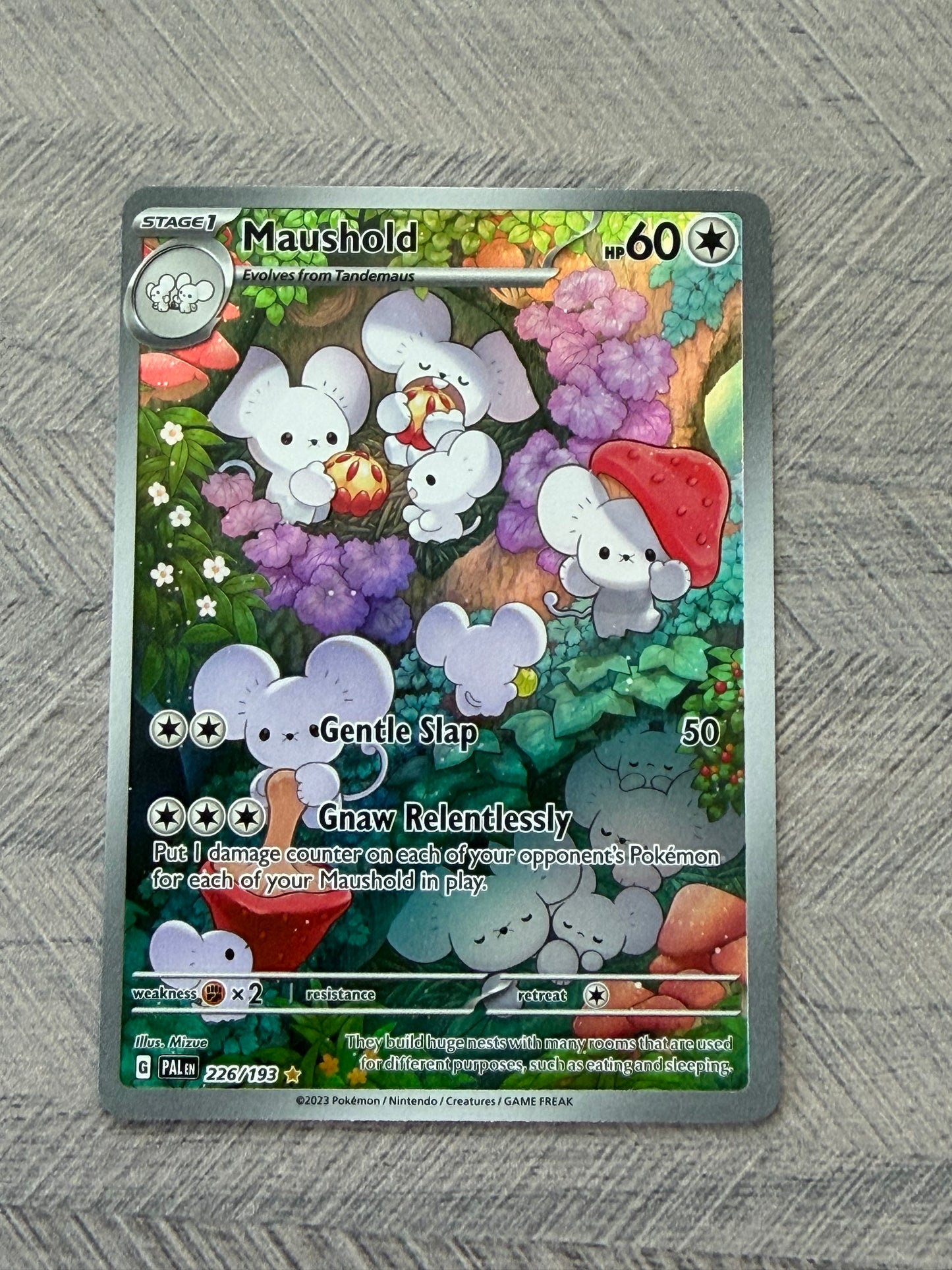 Maushold 226/193 IR Paldea Evolved Pokémon Card - English