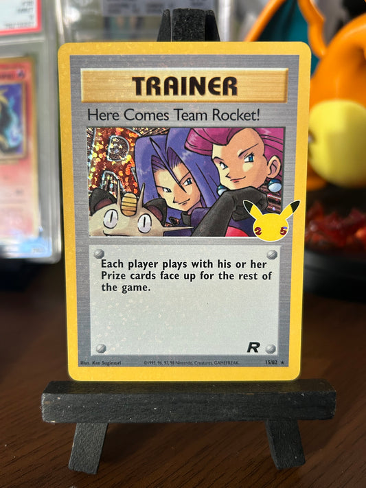 Here Comes Team Rocket 15/82 Celebrations Pokémon Card - English