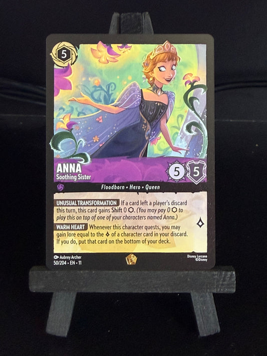Anna - Soothing Sister 50/204 Legendary Wintrerspell Disney Lorcana Card