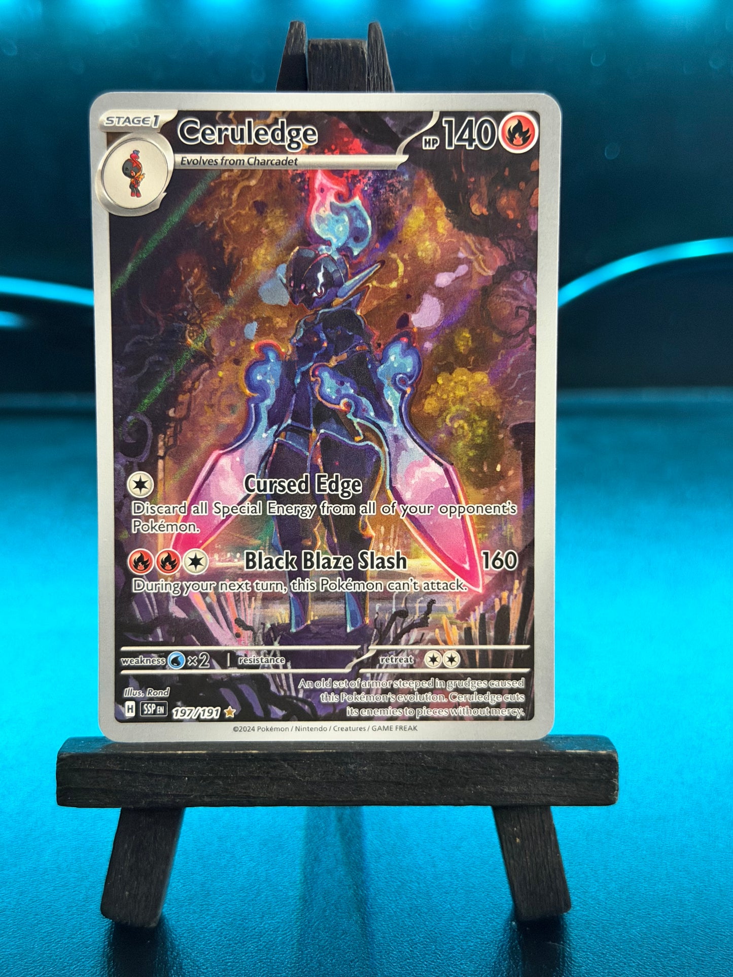 Ceruledge 197/191 IR Surging Sparks Pokémon Card - English