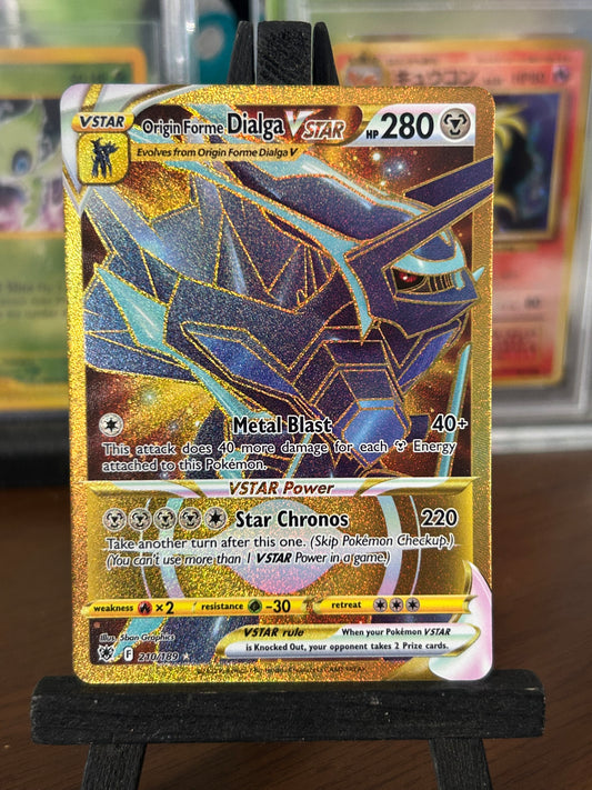 Origin Forme Dialga VSTAR Gold 210/189 Astral Radiance Pokémon Card - English