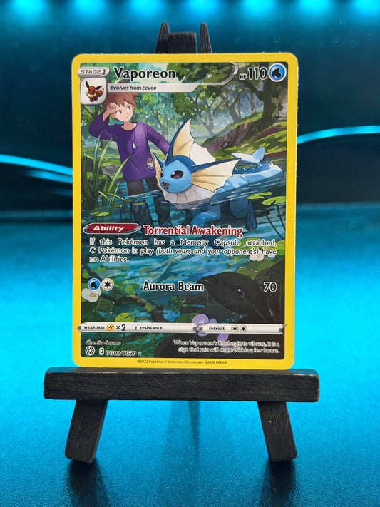 Vaporeon TG02/TG30 Brilliant Stars Pokémon Card - English