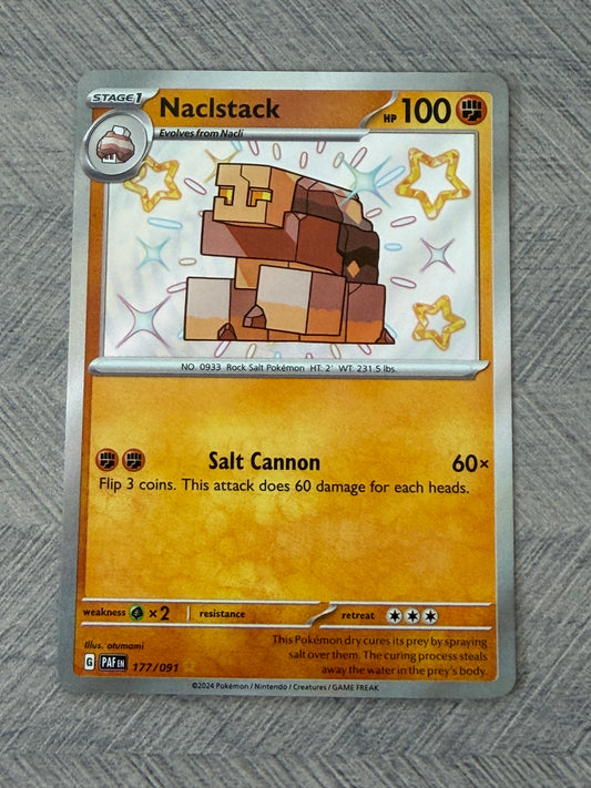 Naclstack 177/091 Baby Shiny  Paldean Fates Pokémon Card - English