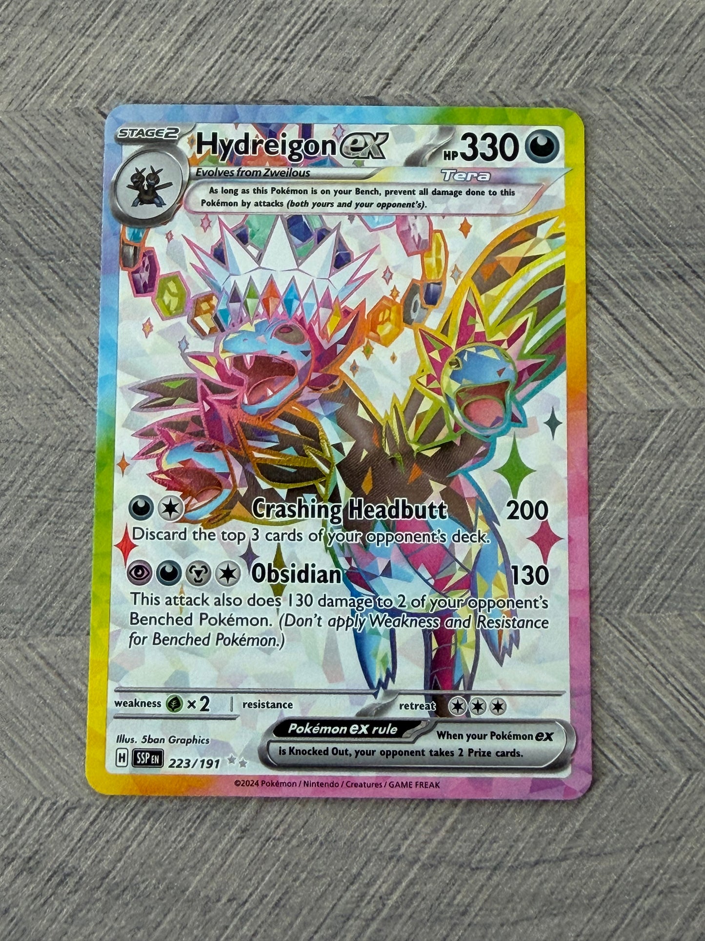 Hydreigon 223/191 Full Art Surging Sparks Pokémon Card - English