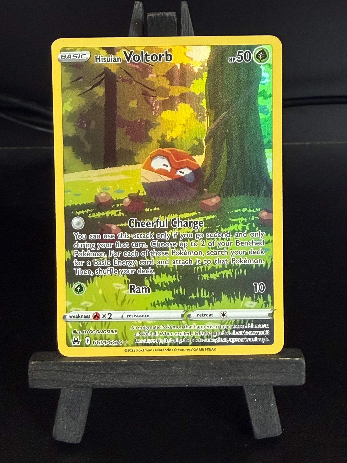 Hisuian Voltorb GG01/GG70 Crown Zenith Pokémon Card - English